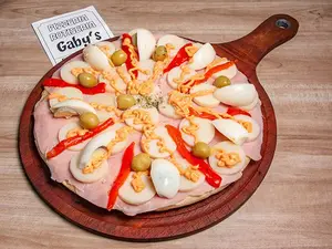 Pizza con palmitos