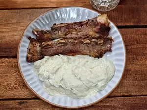 Asado xl con pure