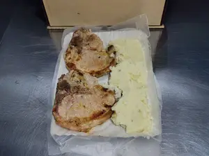 Bife de cerdo xl con pure