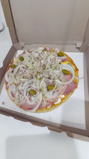 Fugazzeta con jamón