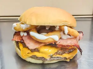 Onion rings tasty (doble) con fritas