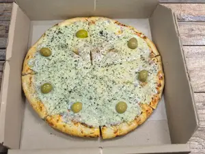 Pizza con roquefort