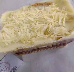 Porción de pastel de papas