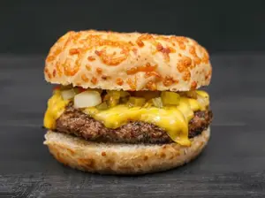 Hambur chori + papas