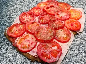 Napolitana con papas fritas