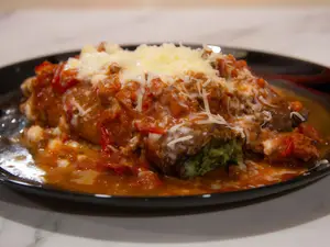 Canelones De Verdura Y Pollo