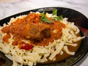Tallarines Caseros Al Huevo