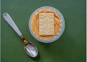 Postre mousse de chocolate