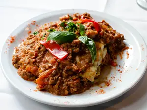 Lasagna Con Salsa Bolognesa