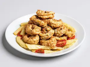 Rabas con fritas