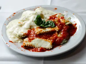 Ravioles De Pollo Y Verdura