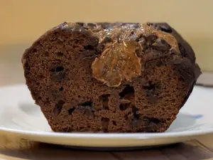 Budín proteico de chocobanana