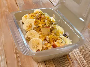 Waffles proteikoo con topping