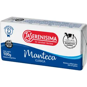 Manteca La Serenísima Clásica 100 g