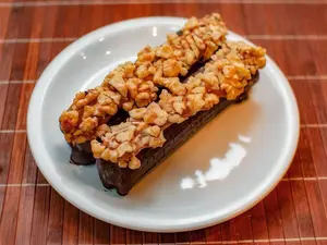 Helado cannoli de dulce de leche