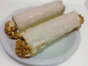 Helado cannoli de pistacho