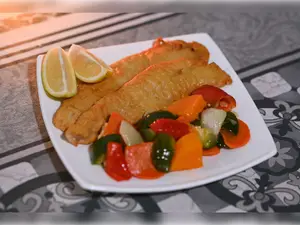 Cf Escalope con verduras