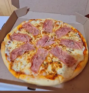 Pizza de jamón