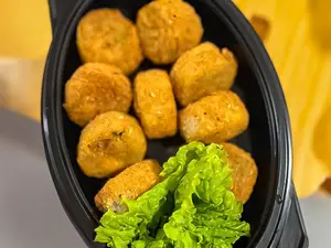 Blue fried