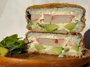 Kani-kama burger