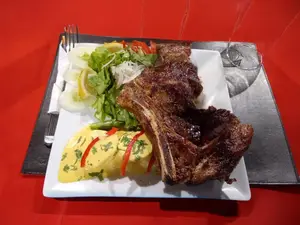 Bife con guar