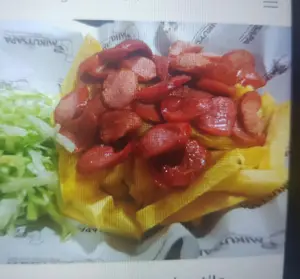 1/2 broaster fritas + ensalada
