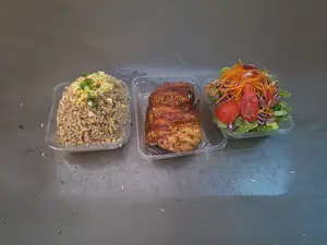 Medio pollo ala brasa +chaufa