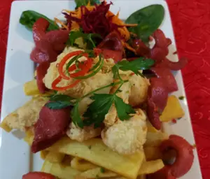 Salchipapa