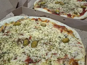 Pizza con roquefort