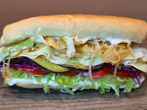 Lomito vegetariano con papas