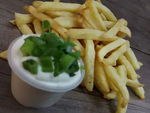 Papas QuesoCrema y Verdeo