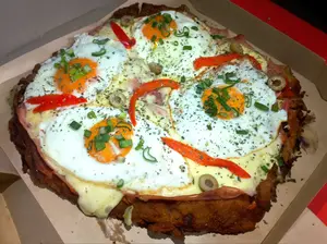 Milanesa colosal c papas frita