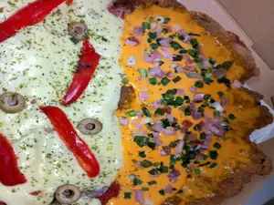 Milanesa doble de 2 gustos