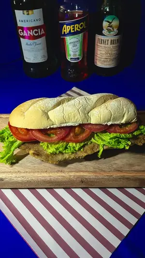 Sándwich de pollo completo