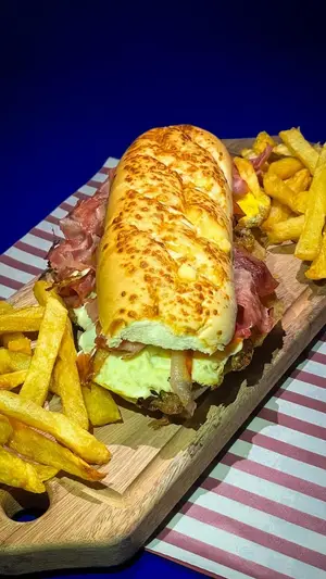 Sándwich de pollo fugazzeta
