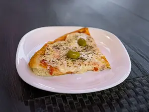 2 porciones de muzza al molde