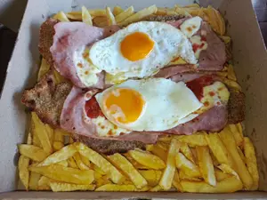 Caja mila napolitana a caballo