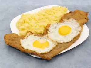 Milanesa a caballo