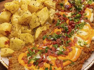 Milanesa cheddar