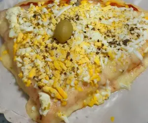 Pizza De Huevo Duro Ala Piedra