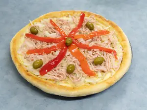 Pizza Jamón Y Morrón