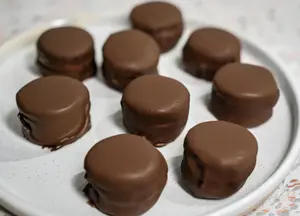 Alfajorcitos chocolate 1/4
