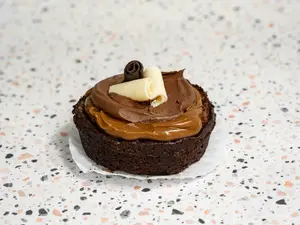 Mini brownie c/chocolate y ddl