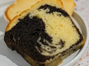 Porción de budín individual
