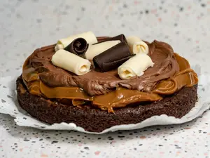 Tarta brownie chocolate y ddl