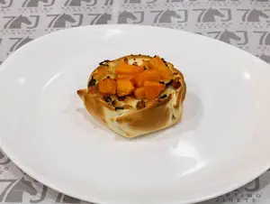 Tarta de verduras grilladas