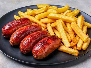 4 chorizos bombón c/ guarni