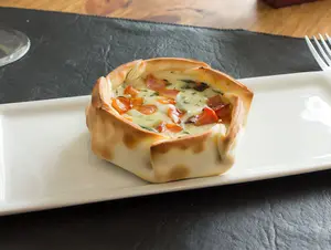 Empanada caprese