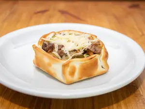 Empanada de vegetales rústicos