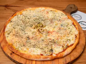 Pizza con roquefort